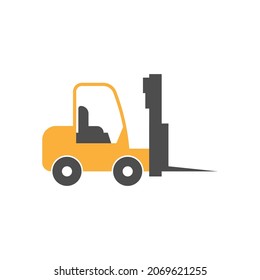 heavy equipment vehicle icon design template vector isolated illustration