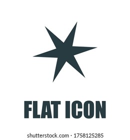 Heavy explosion icon. Simple illustration of heavy explosion vector icon for web