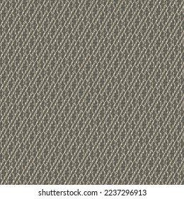 Heavy fabric, patterned with patches and diagonal stripes. Gray carpet made of wool or jute. Abstract vector.