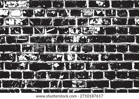 Heavy Grunge Distressed Brick Wall Texture and Overlay