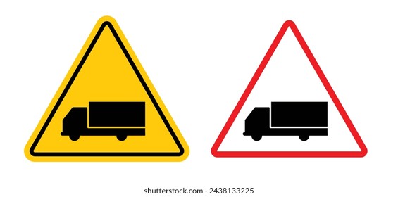 Heavy Load Truck Warning. Caution for Overweight Vehicles. No Heavy Truck Zone.