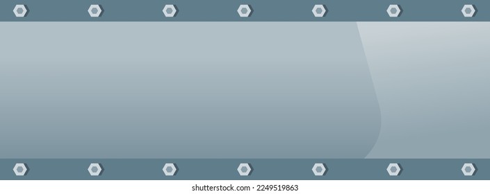 Heavy Machinery Safety Work Warning Banner Background