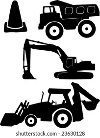 Heavy Machinery Vector