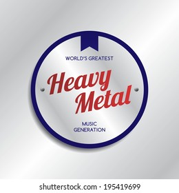 heavy metal music genre label