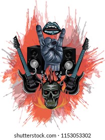 Heavy metal poster 