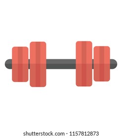 
A heavy metal tool with the handle for bodybuilding representing dumbbell 
