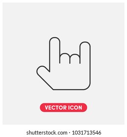 Heavy Metal Vector Icon Illustration