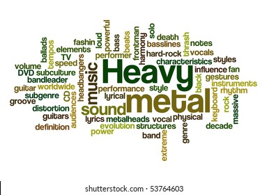 Heavy Metal - Word Cloud