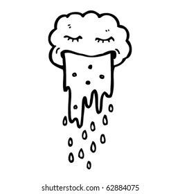 heavy rain cartoon