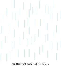 Heavy rain vector icon on white background