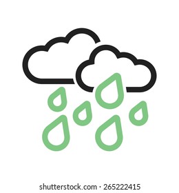 Heavy Rain vector image to be used in web applications, mobile applications, and print media.