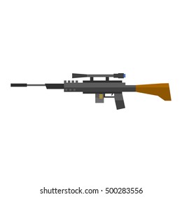 Heavy sniper weapon gun