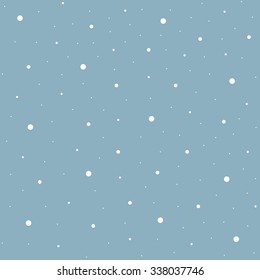 Heavy snowfall background. Winter blizzard, Vector illustration