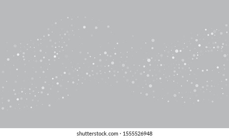 Heavy Snowfall, Falling Snow. Advertising Frame, New Year, Christmas Weather. Winter Holidays Storm Background. Falling Snowflakes, Night Sky. Elegant Scatter, Grunge White Glitter. Cold Heavy Snow