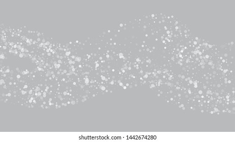 Heavy Snowfall, Falling Snow. Falling Snowflakes, Night Sky. Advertising Frame, New Year, Christmas Weather. Winter Holidays Storm Background. Elegant Scatter, Grunge White Glitter. Cold Heavy Snow