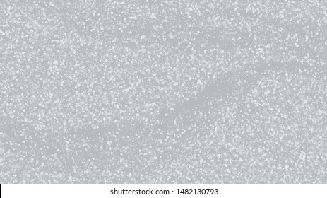 Heavy Snowfall, Falling Snow. Winter Holidays Storm Background. Advertising Frame, New Year, Christmas Weather. Falling Snowflakes, Night Sky. Elegant Scatter, Grunge White Glitter. Cold Heavy Snow
