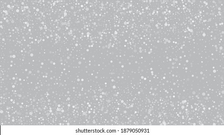 Heavy Snowfall, Falling Snow. Winter Holidays Storm Background. Falling Snowflakes, Night Sky. Advertising Frame, New Year, Christmas Weather. Elegant Scatter, Grunge White Glitter, Cold Heavy Snow