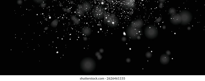 Projeto de fundo flocos de neve de queda de neve pesada