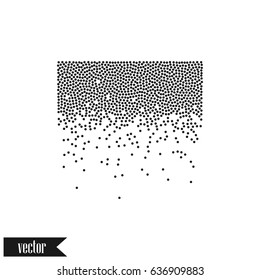 Heavy snowfall vector icon