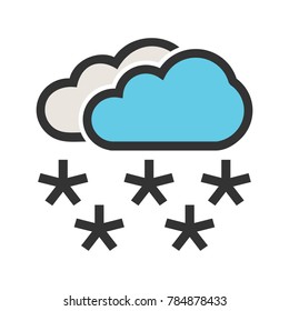 Heavy Snowing Icon