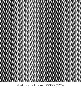 Heavy textile fabric made of braided fibers of wool, cotton or jute. Bumps patterned carpet. Blanket texture. Abstract vector.