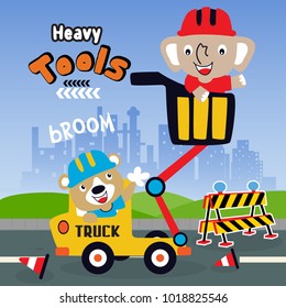 heavy tool cartoon vector art