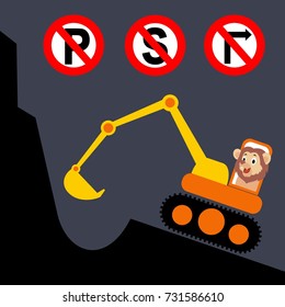heavy tool vector cartoon illustration