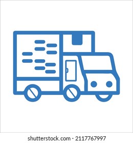 Symbol für Schwertransporte oder Lastkraftwagen