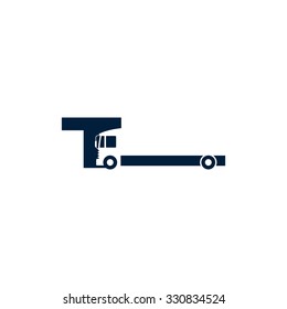 Heavy Truck Logo Vector.