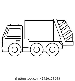 heavy truck vehicle vector image logo design 5