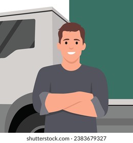 Heavy vehicle driving rules and tips. Checklist for truck drivers. Check your route is there any bridges and tunnels. Flat vector illustration isolated on white background