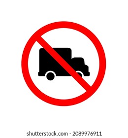 86 Heavy vehicles not allowed icon Images, Stock Photos & Vectors ...