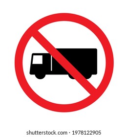 Heavy Vehicles Not Allowed Warning Caution Stock Vector (Royalty Free ...