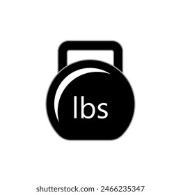 Heavy Weight Icon. Practice Element, Gym Instrument Symbol - Vector. 