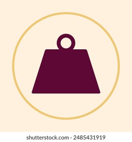 Heavy weight trendy icon usable art colorful vector illustration abstract background design