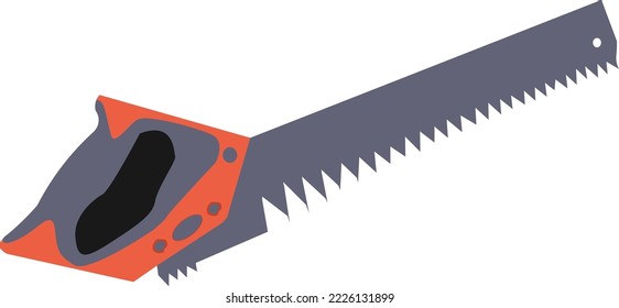 hebel saw for cutting vector illustration