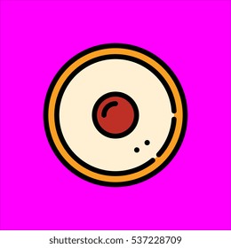 hebrew icon flat disign