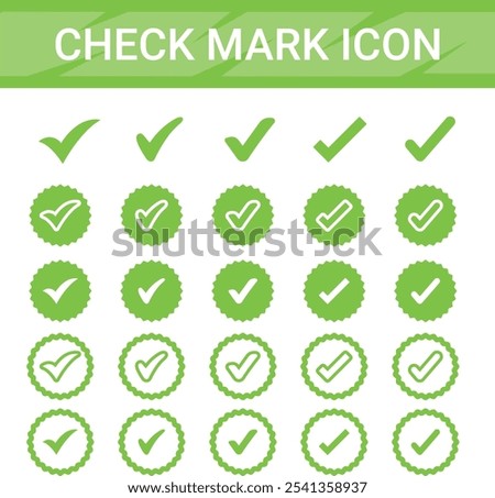 heck Mark, Valid, Yes, Confirmation, Okey, Positive checked, confirm, Acceptance in checklist, icons