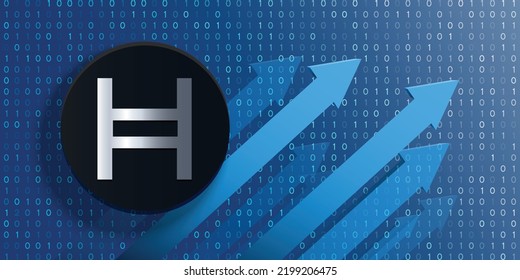 Hedera Hbar Crypto Currency Logo Coin Stock Vector (royalty Free 