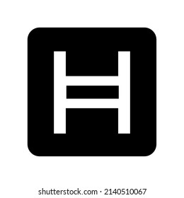 Hedera icon sign - Cryptocurrency logo  - Blockchain - HBAR coin