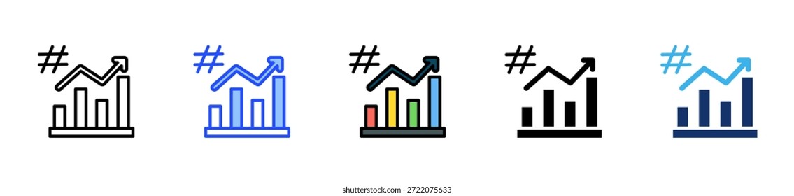 Hedge Fund Icon Collection With Multiple Styles