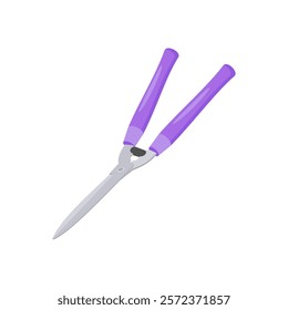 Hedge Shears Flat Icon, Vector illustration