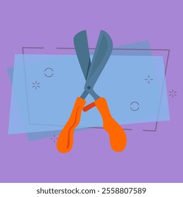 Hedge shears vector illustration. Gardener, trimming, lopping shears. Scissors concept. Vector illustration can be used for topics like agriculture, gardening, farming