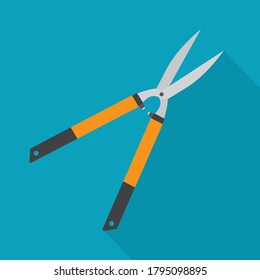 hedge trimmer icon- vector illustration