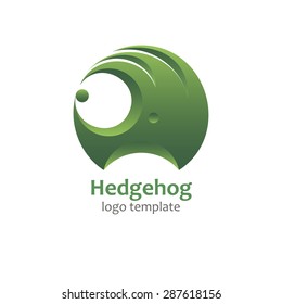 Hedgehog abstract vector logo design template. Modern icon for your design. EPS 10