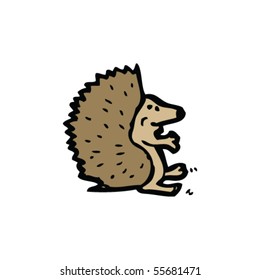 caricatura de hedgehog
