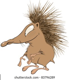 Hedgehog. Cartoon