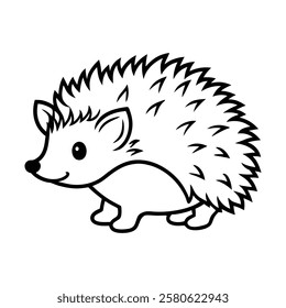  hedgehog, cute hedgehog, hedgehog vector, cartoon hedgehog, vector illustration