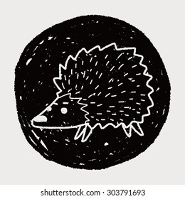 hedgehog doodle