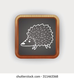 hedgehog doodle